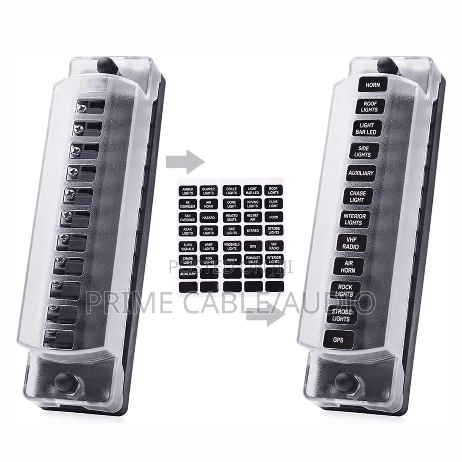 12 Way Fuse Box With Negative Bus Automotive Fuse Block