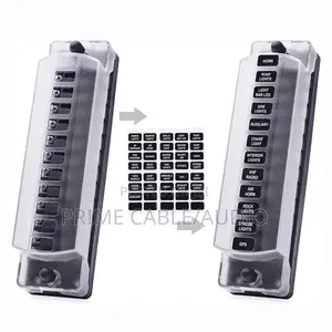 12 Way Fuse Box With Negative Bus Automotive Fuse Block