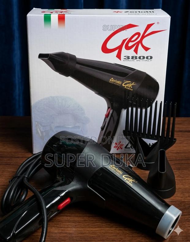 Super Gek 3800 Professional Hair Dryer.