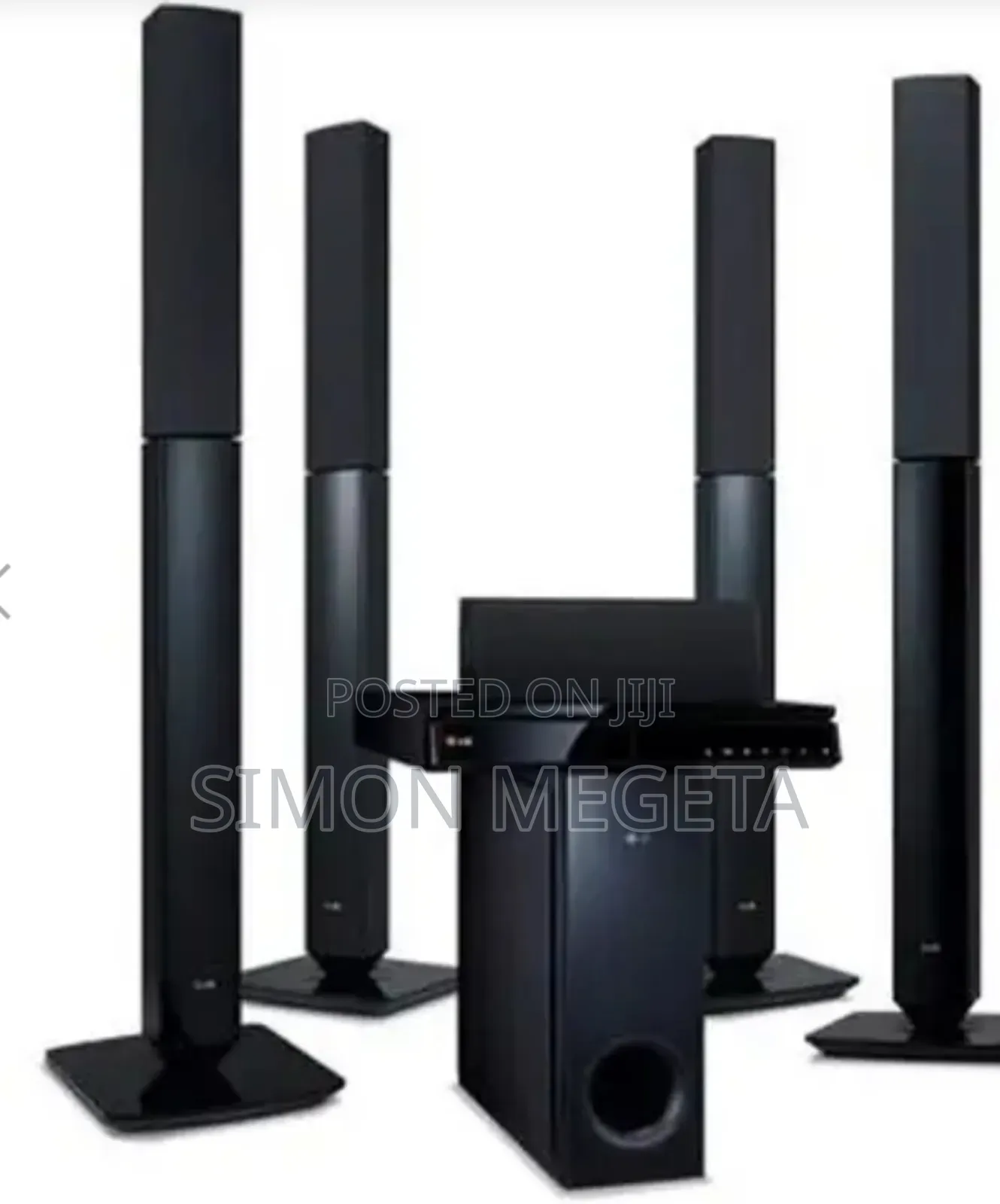 1000w Lg LHD-657 5.1ch DVD Home Theater System in Black