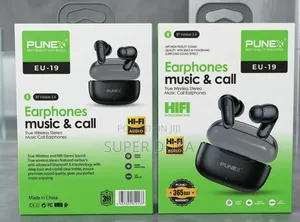 Punex Eu-19 True Wireless Bluetooth Earbuds.