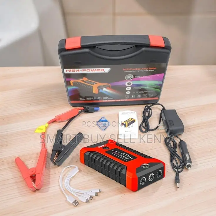 Multi-Purpose Portable High Power Car Emergency Jump Starter Kit