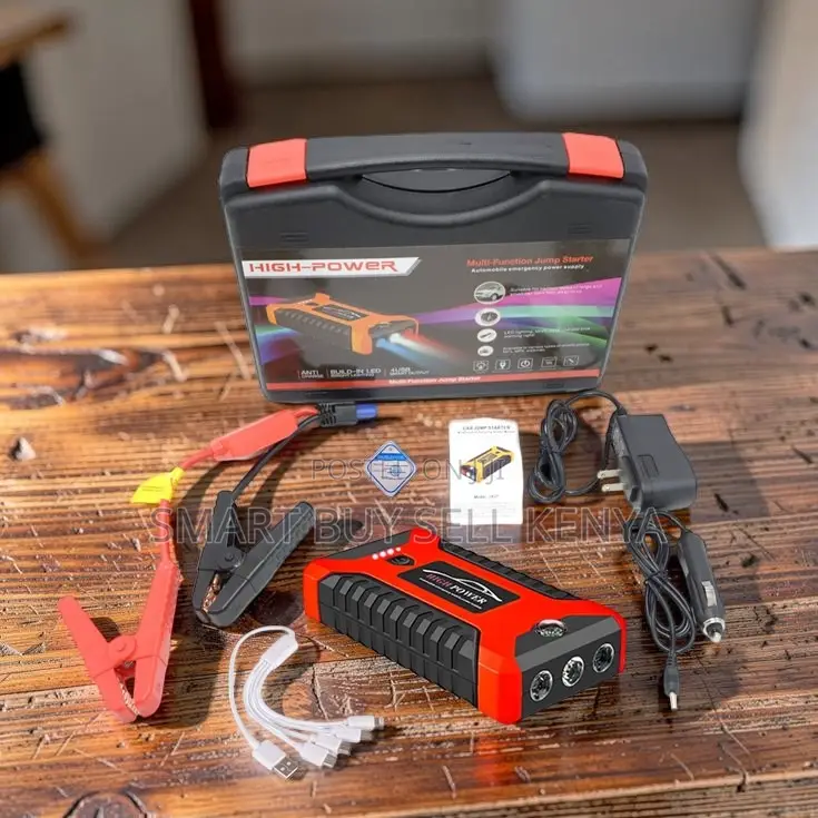 Large Capacity Portable High Power Car Emergency Jump Starter Kit