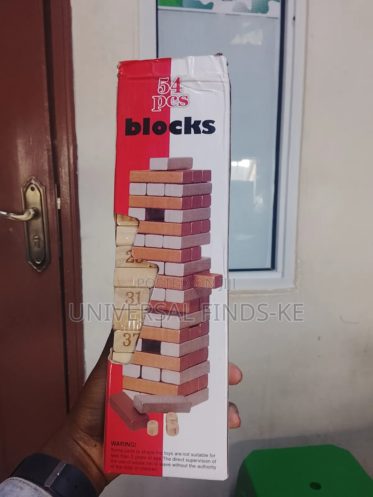 54 PCS of a Wooden Jenga Blocks