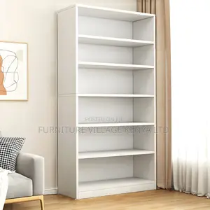 Bookcase; Wooden 5-Tier Office Bookcase