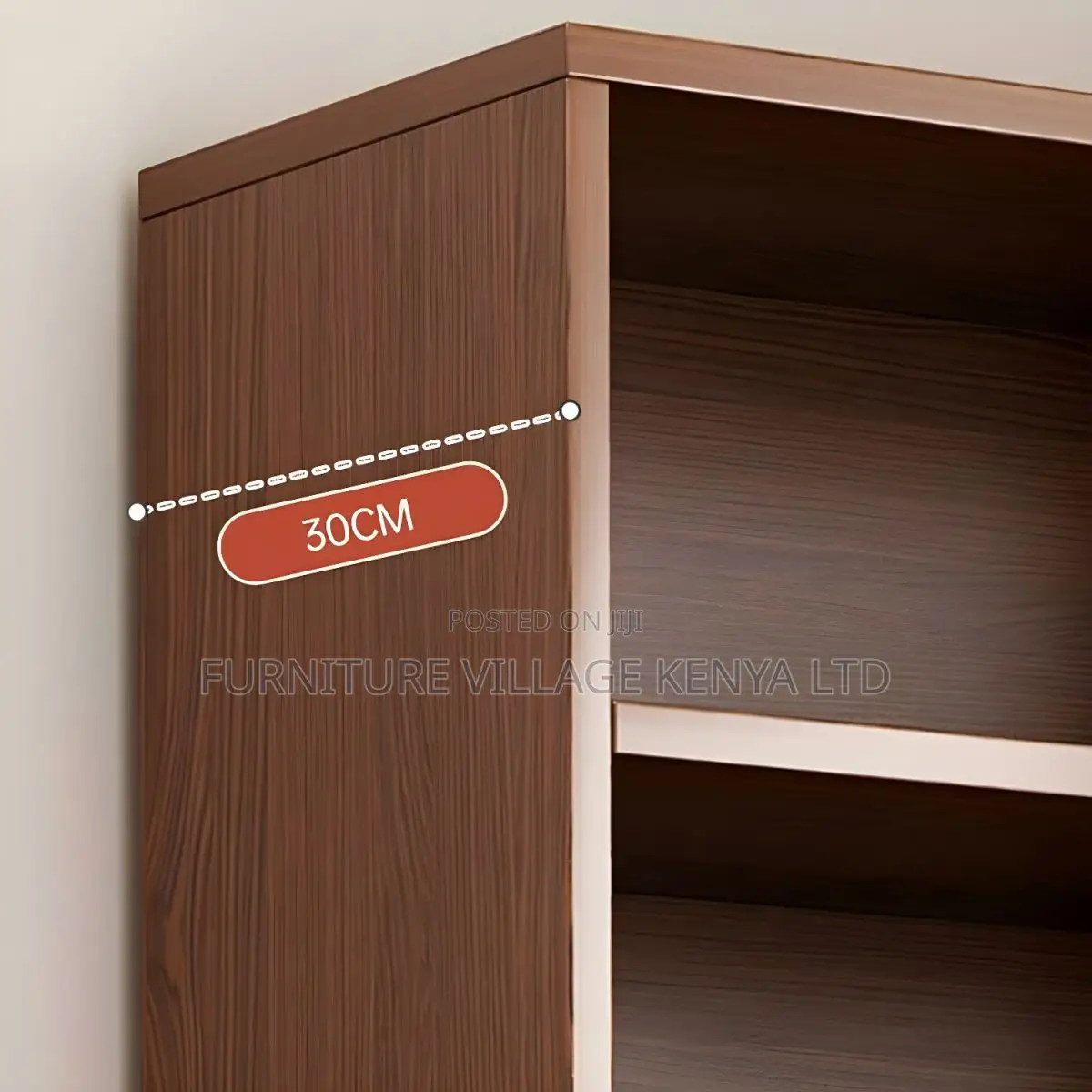 Bookcase; Wooden 5-Tier Office Bookcase