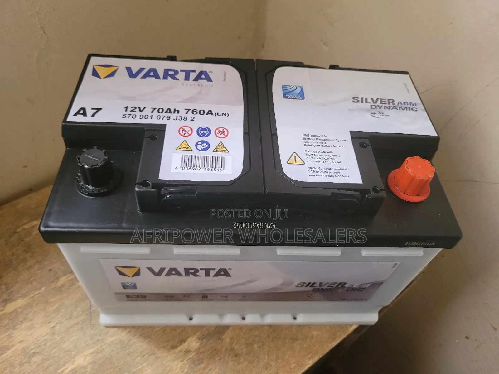 Varta Din 70 Agm Car Battery Mf