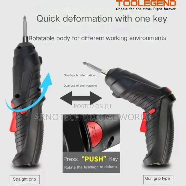 47 in 1 Rechargeable Wireless Cordless Electric Screwdriver Drill Set - thumbnail 7