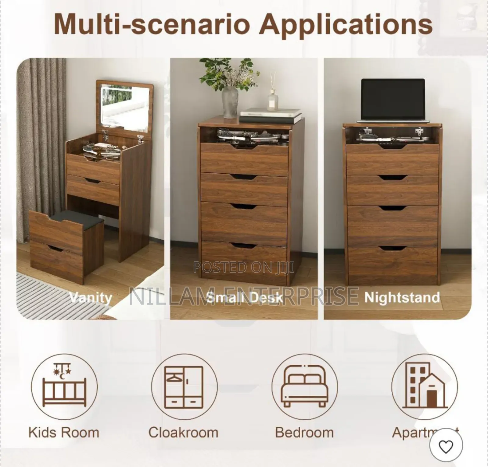 Versatile Bedroom Table