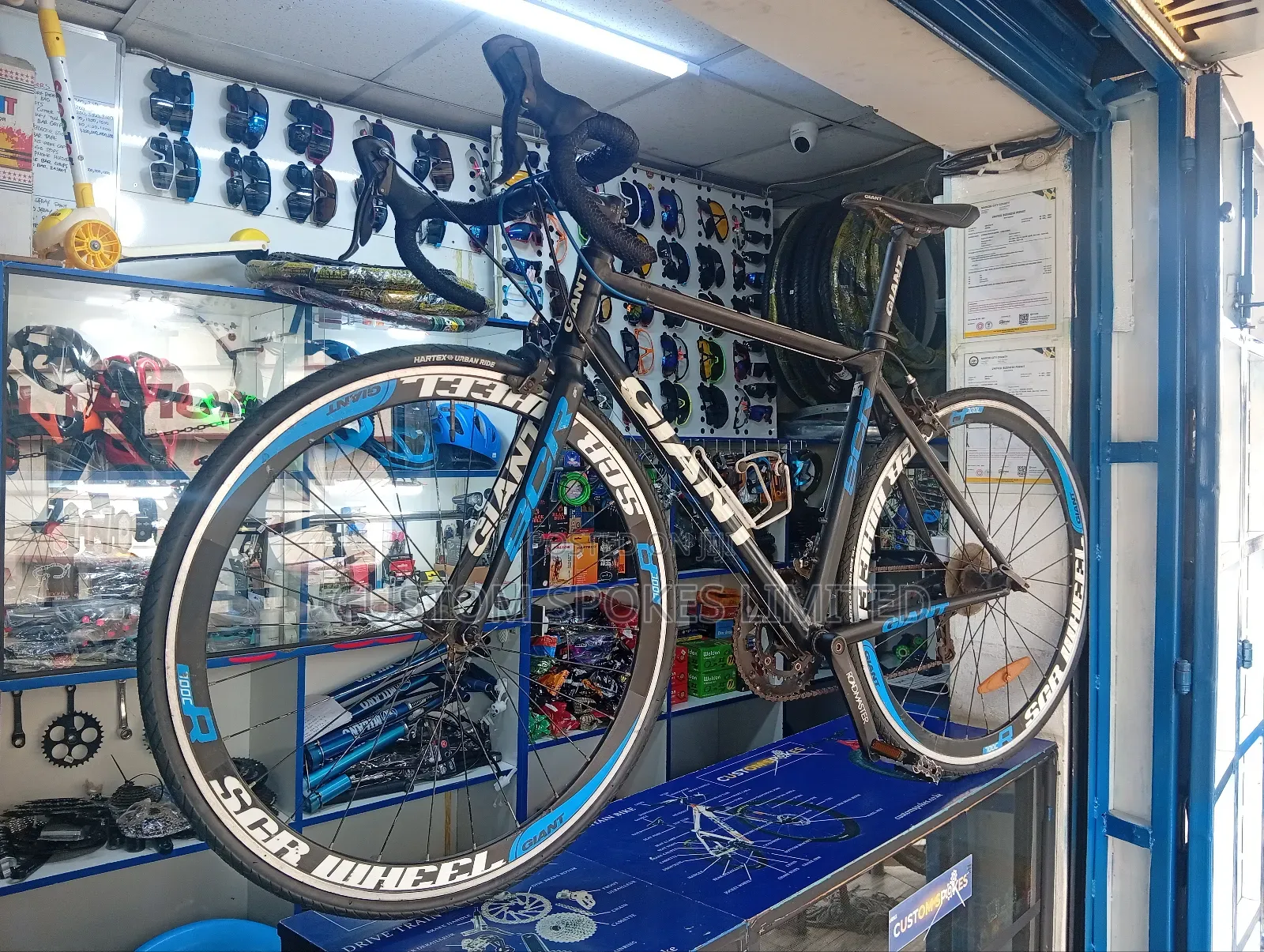 Giant Road Bike (Deep Section Rims)