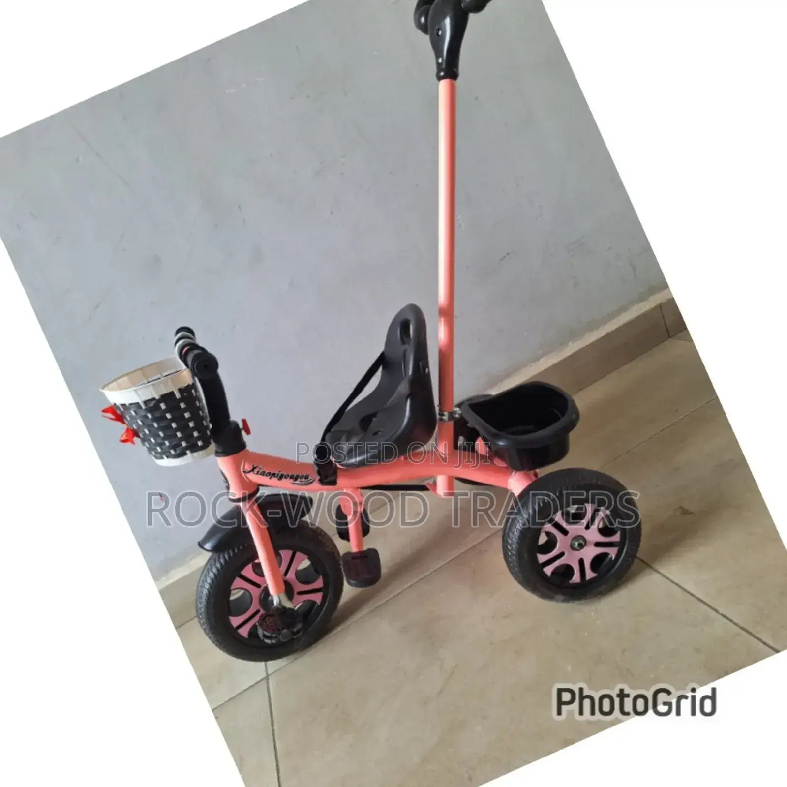 Tricycle With Push Handle