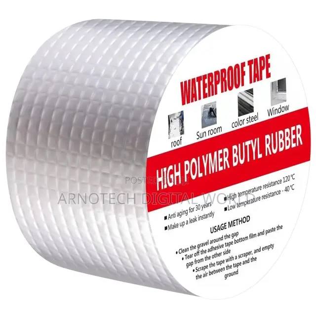 5m by 10 Cm Super Strong Waterproof Seal Repair Self Adhesive Tape