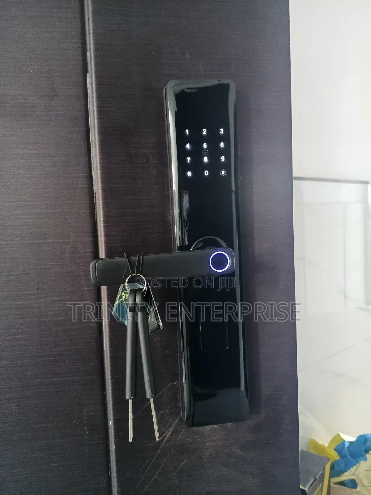 Smart Home Tuya Management Smart Door Lock Fingerprints Password Cards