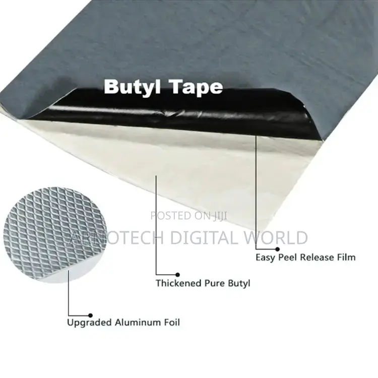 Self Adhesive Uv Protection Waterproof Aluminiam Butyl Rubber Tape