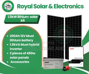 1.5kw Solar System With Lithium Battery - thumbnail 2