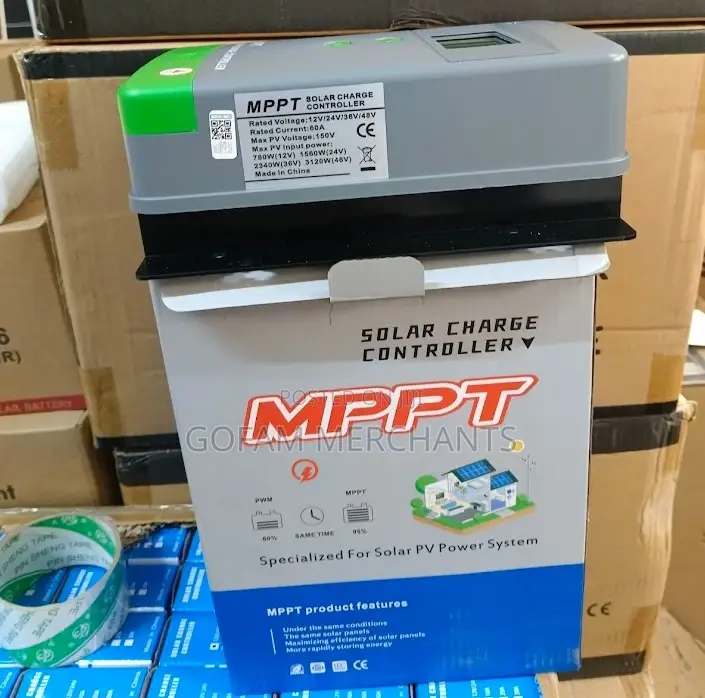 MPPT 60a 12v/24v/48v Solar Charge Controller