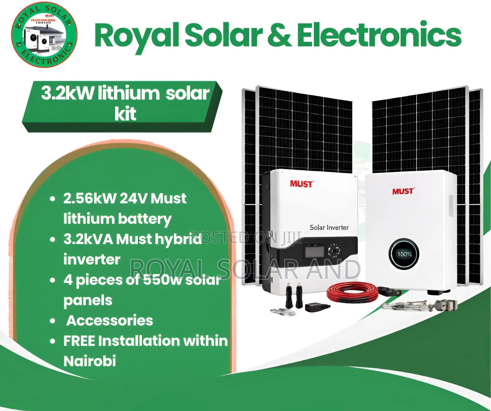 3.2kw Lithium Solar Kit