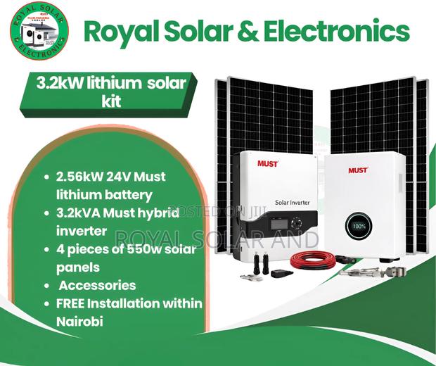 3.2kw Lithium Solar Kit - main view