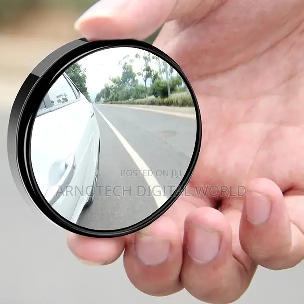 2 Pcs Car Blind Spot Mirror Parking Angle Convex Wide Adjustable