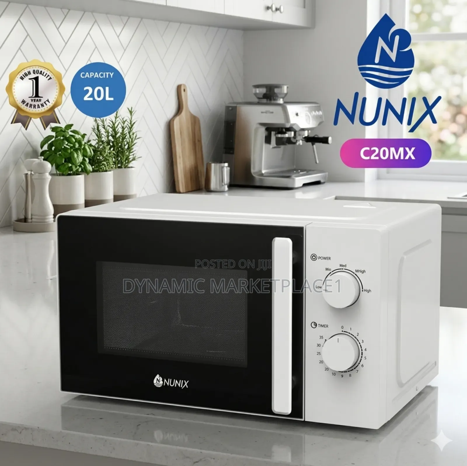 Nunix C20mx 20l Manual Microwave Oven