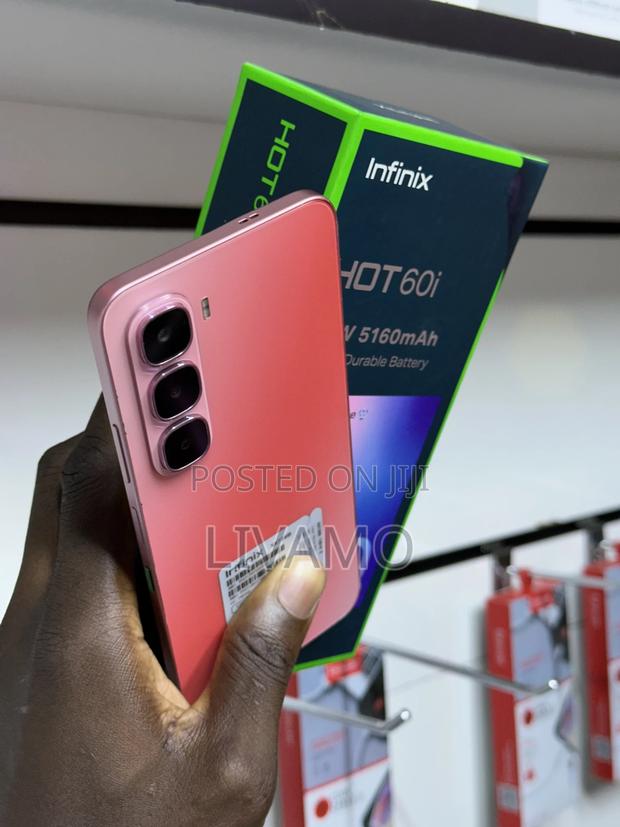 New Infinix Hot 60i 128 GB Pink - thumbnail 6