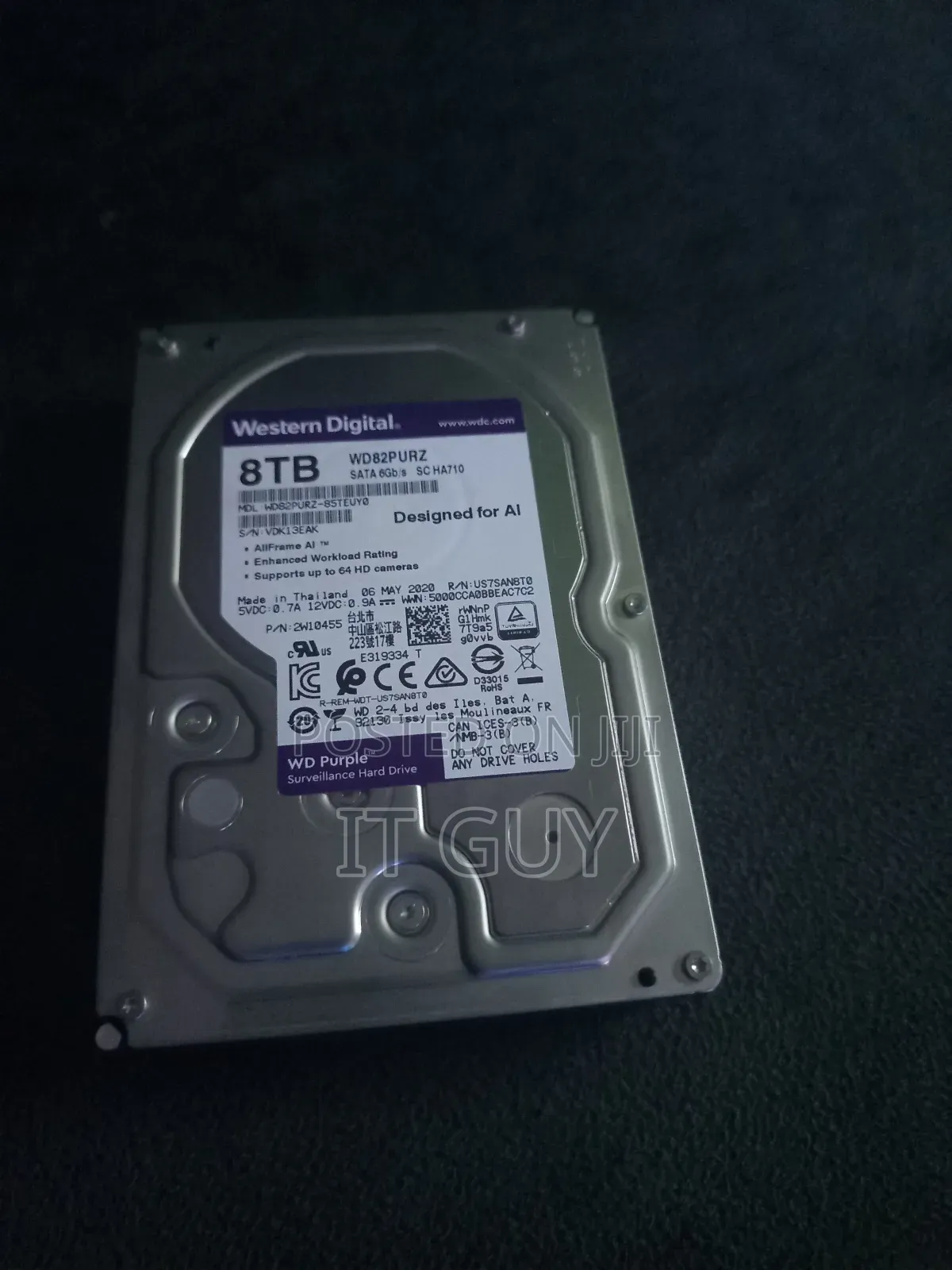 8 Terabytes Hard Disk