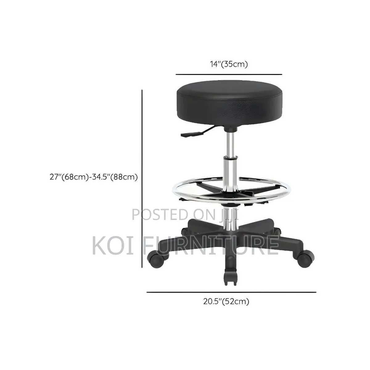 Barstools; Adjustable Strong Swivel Home Barstools