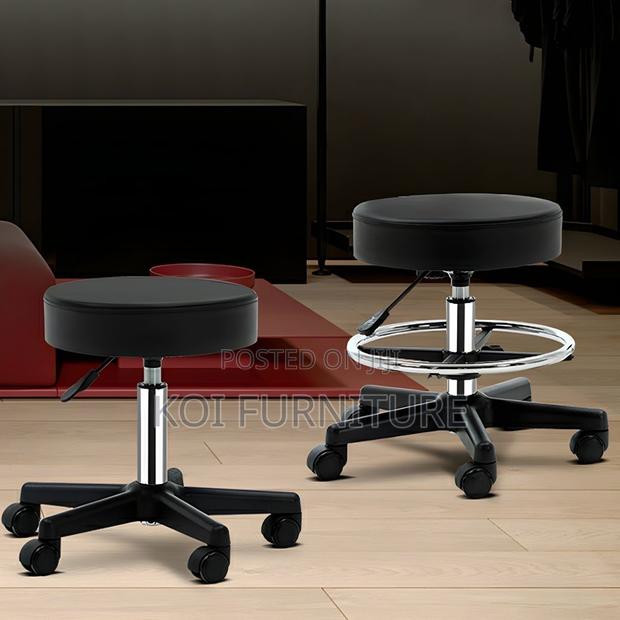 Barstools; Adjustable Strong Swivel Home Barstools - thumbnail 5