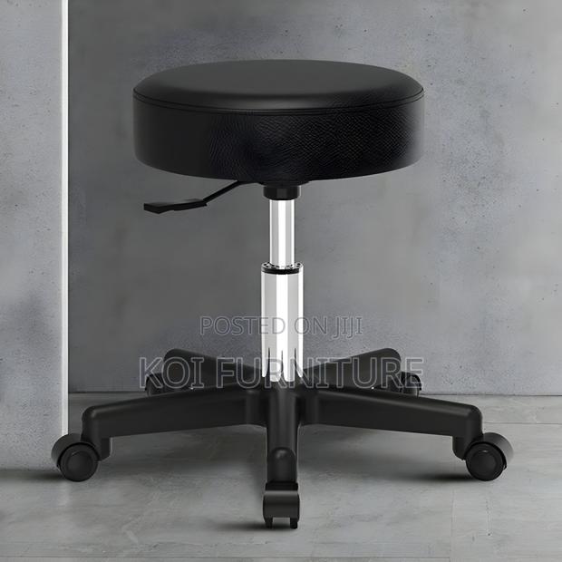 Barstools; Adjustable Strong Swivel Home Barstools - thumbnail 6