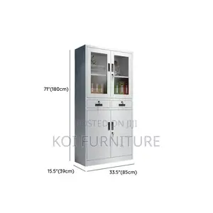 Office Cabinet; Two_ Doors Filing Cabinet With Lockable Drawers
