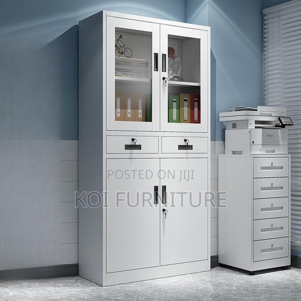 Office Cabinet; Two_ Doors Filing Cabinet With Lockable Drawers - thumbnail 5
