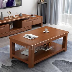 Coffee Table; Mahogany Crafted Executive Home Office Coffee Table - thumbnail 2