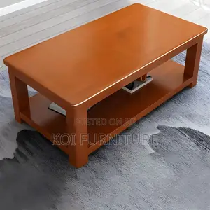Coffee Table; Mahogany Crafted Executive Home Office Coffee Table