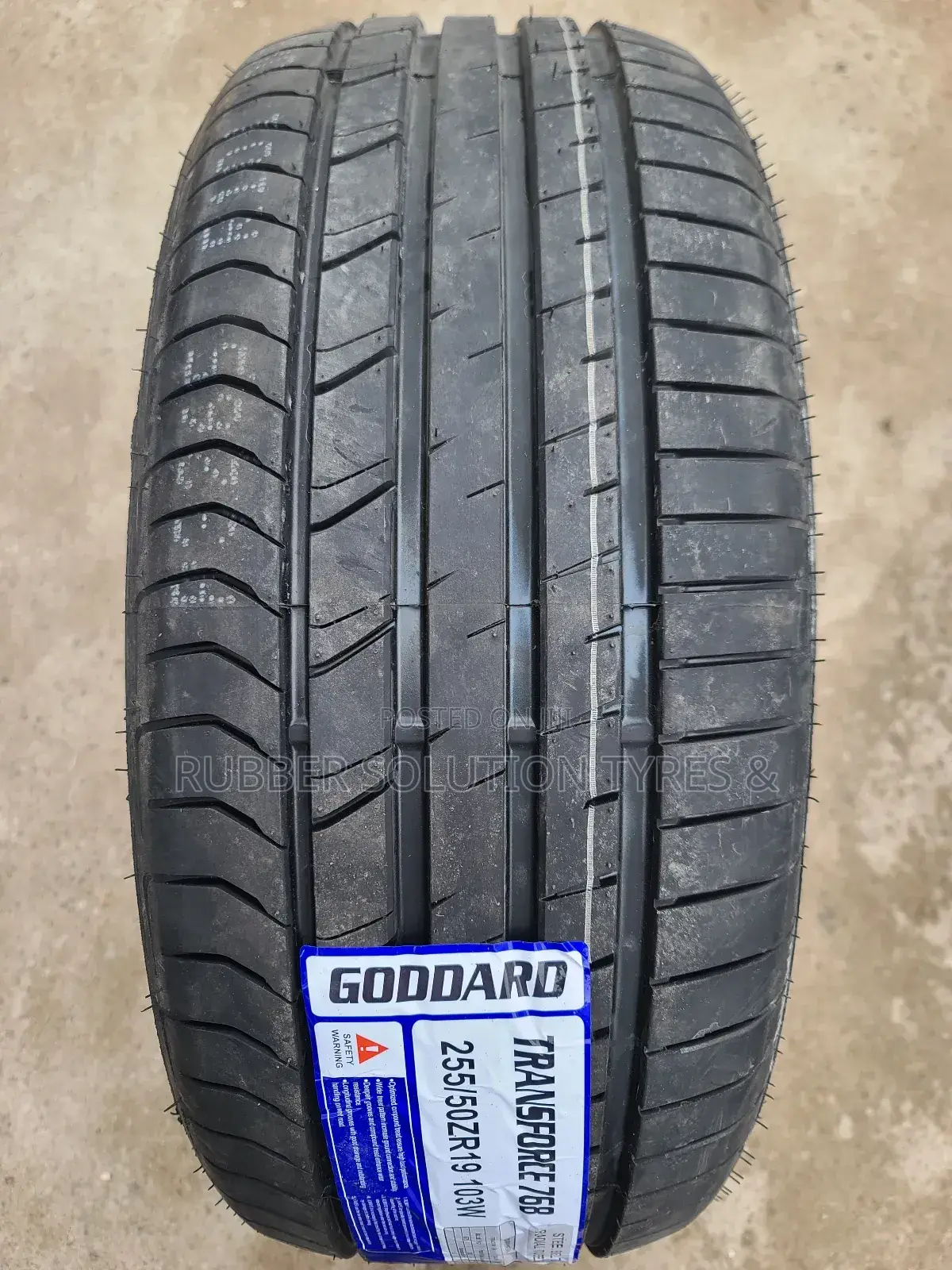 255 /50 R19 Goddard Tyres 103w Transforce 768