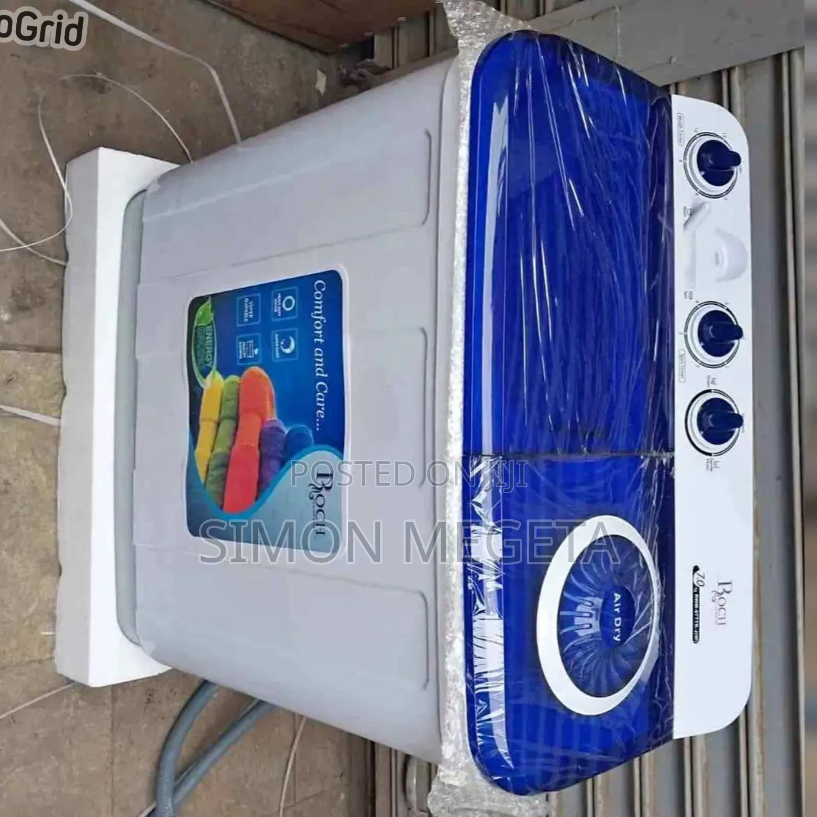 In Stock Roch 7.5 KGS Twin Tub Washing Machine