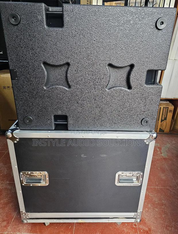 Admark 1600w Double Bass Passive Speaker With Mobile Flight Case - thumbnail 4
