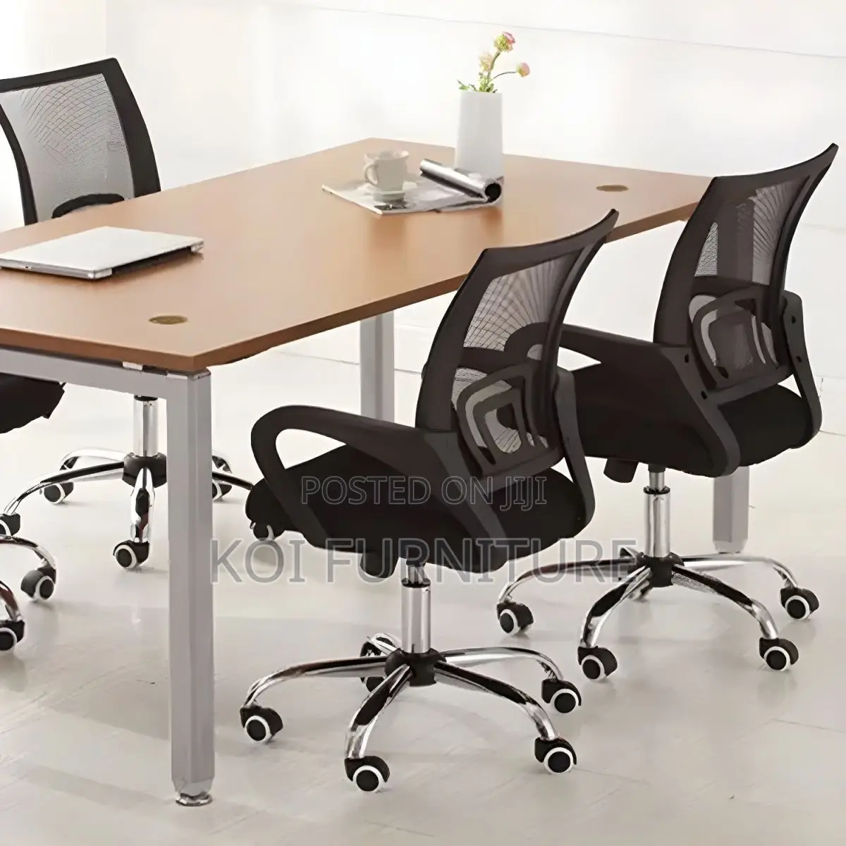 Office Chairs; Ergonomic Design Mesh Fabric Breathable Clerical Seat