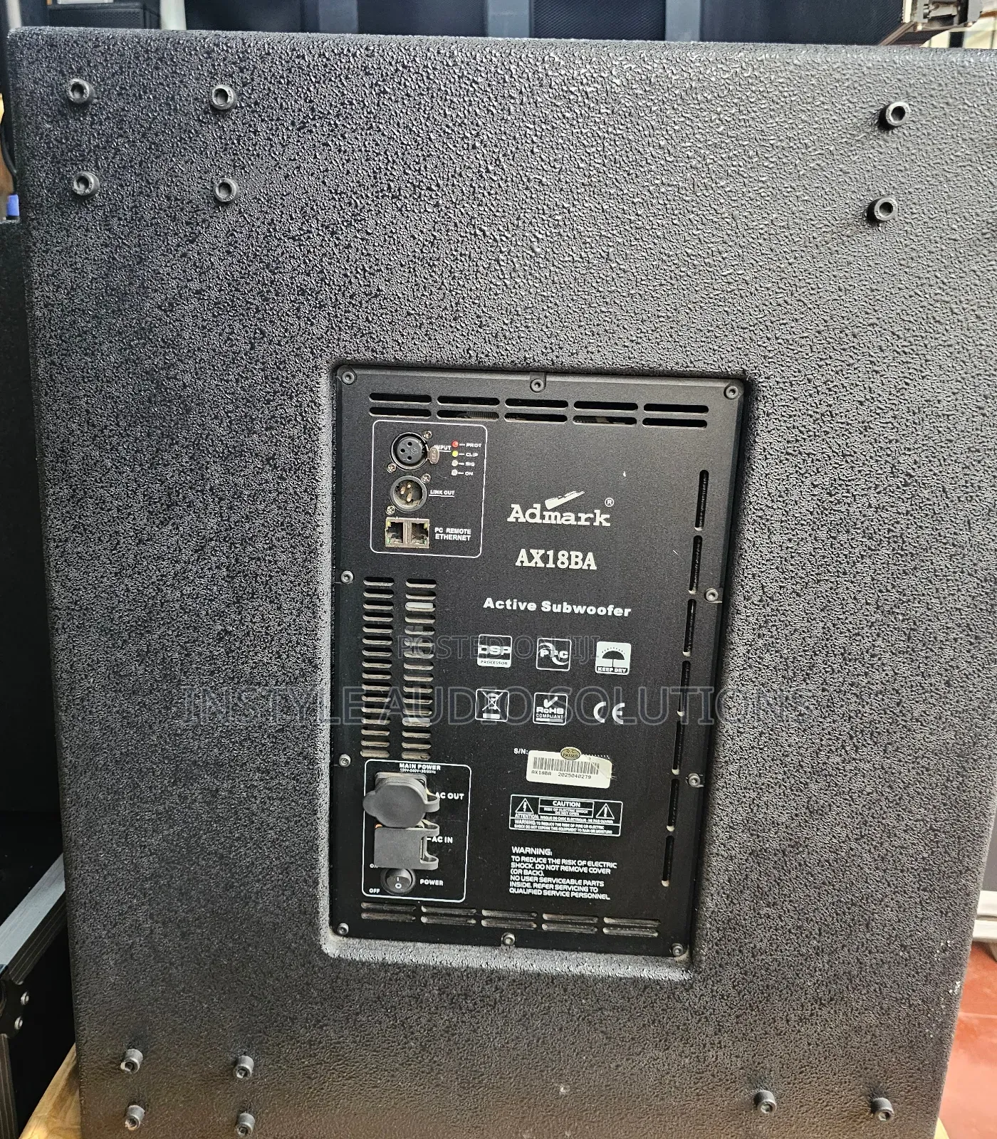 Admark 18" Active Single Bass Speaker Ax18ba