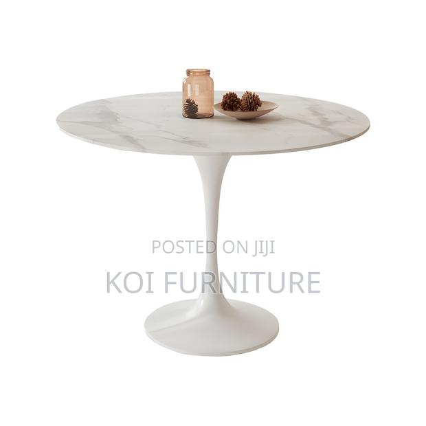 Coffee Table; Marble Home Office Tulip Living Room Coffee Table - thumbnail 2