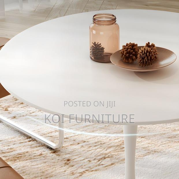 Coffee Table; Marble Home Office Tulip Living Room Coffee Table - thumbnail 4