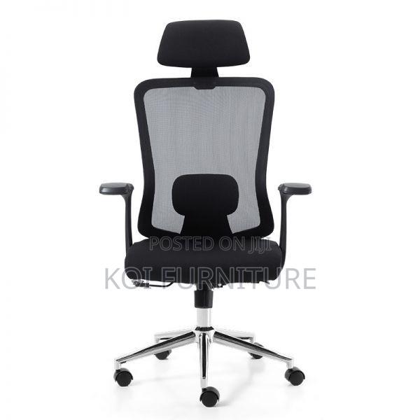 Office Chairs; Ergonomic High Execeptional Fabric Offie Seat - thumbnail 3