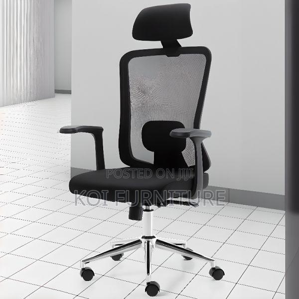 Office Chairs; Ergonomic High Execeptional Fabric Offie Seat - thumbnail 6