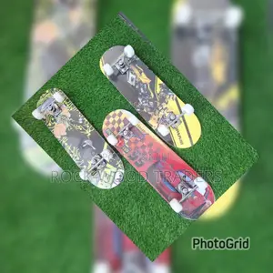 Skate Board With Rubber Wheels