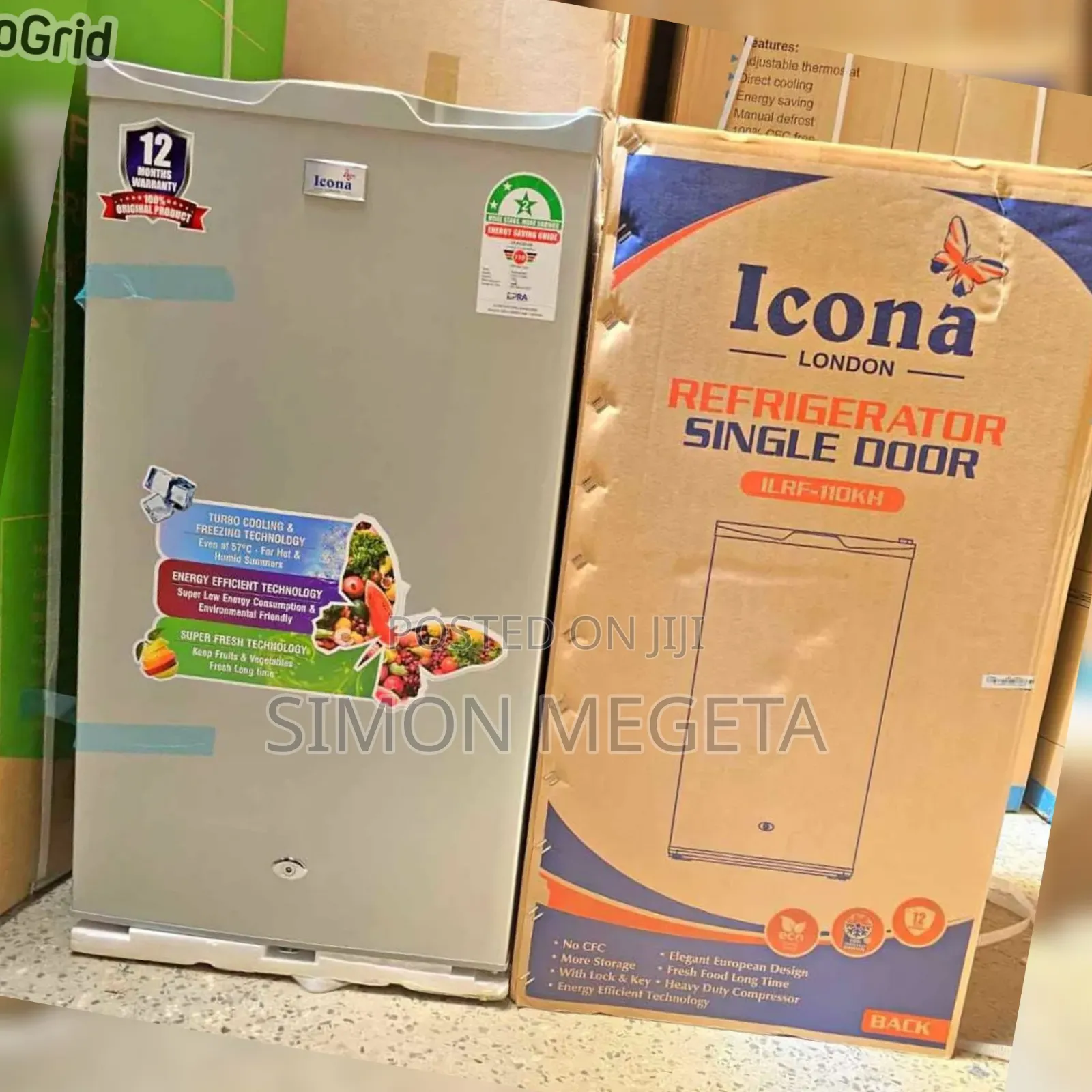 New Arrivals Icona 90 Litres Single Door Fridge