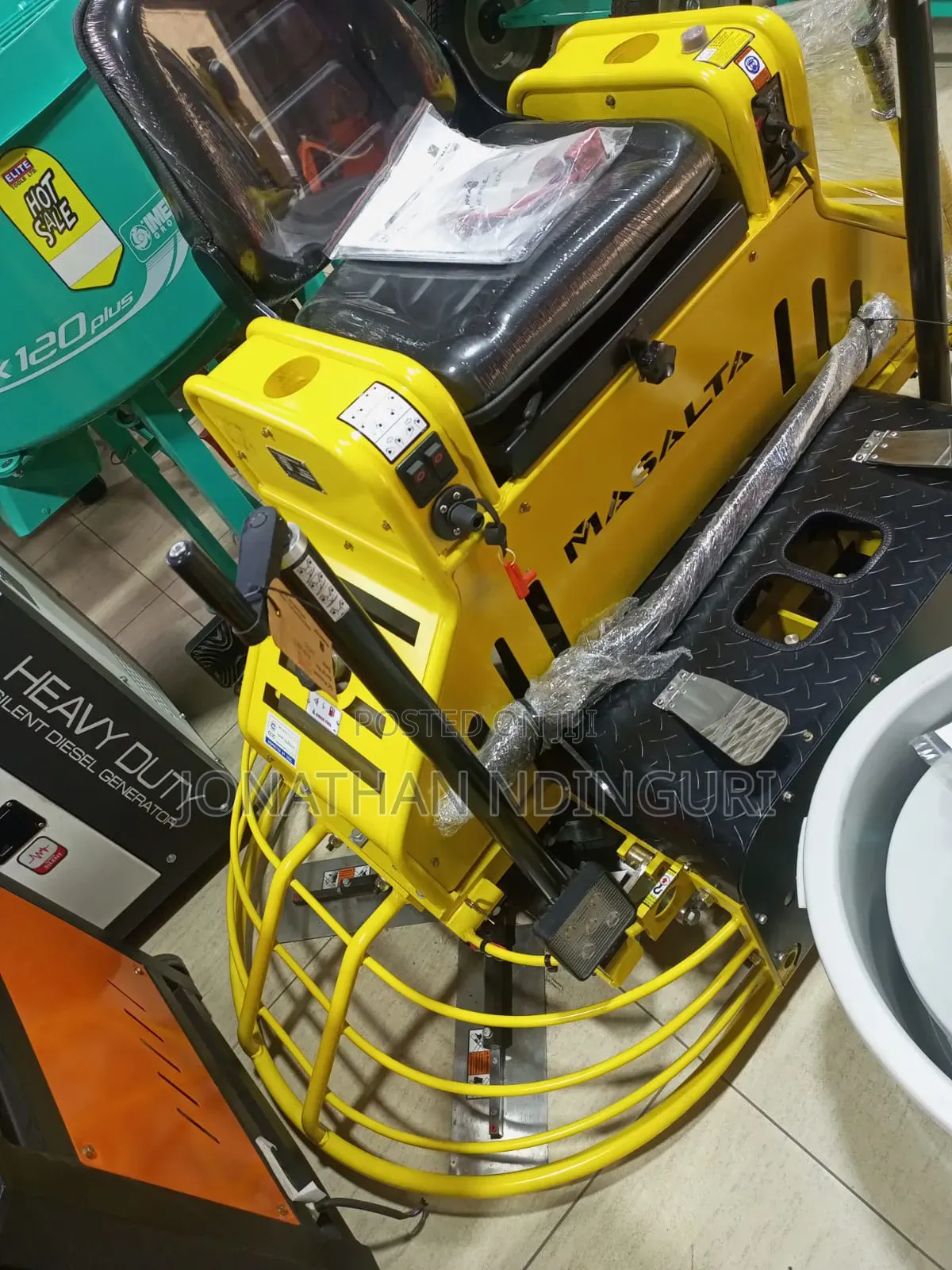 Ride-on Power Trowel Machine
