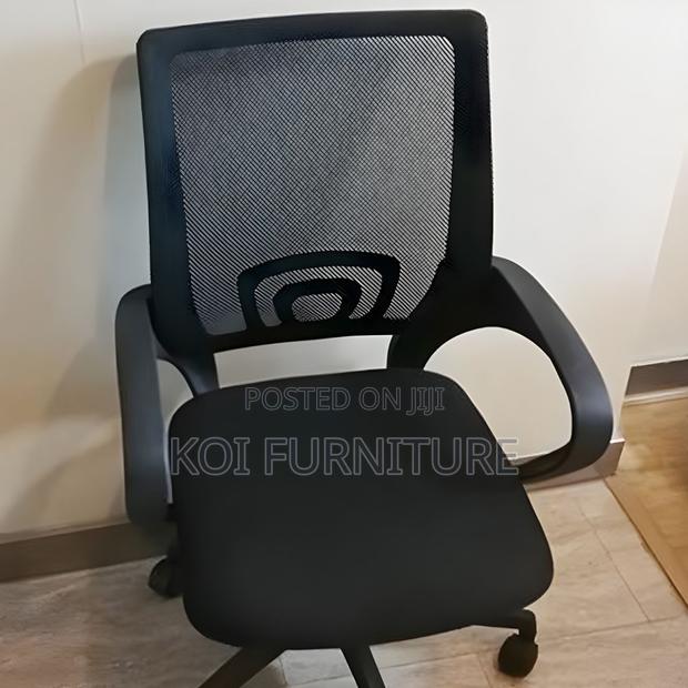 Office Chairs; Smoothe Rolling Ergonomic Mesh Office Chairs - thumbnail 2