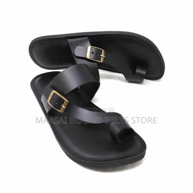 Men Leather Sandals - thumbnail 2