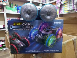 Amphibious 4wd Remote Controlled Stunt Car -Double Sided Driving - thumbnail 2