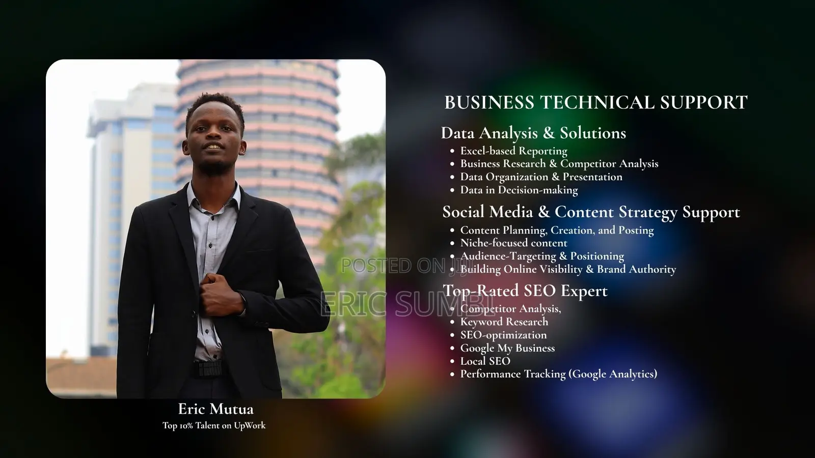 Business Technical Support Expert | Seo | Digital Maketing + Design