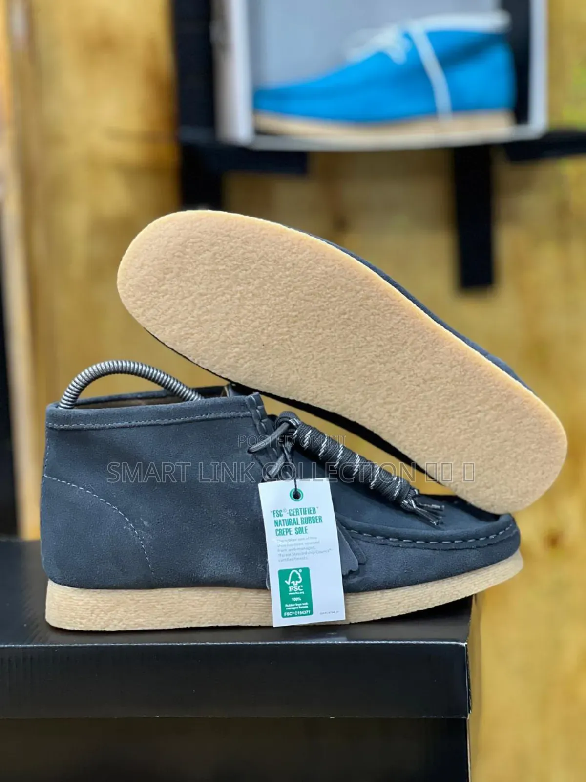 New Clark Leather Wallabees